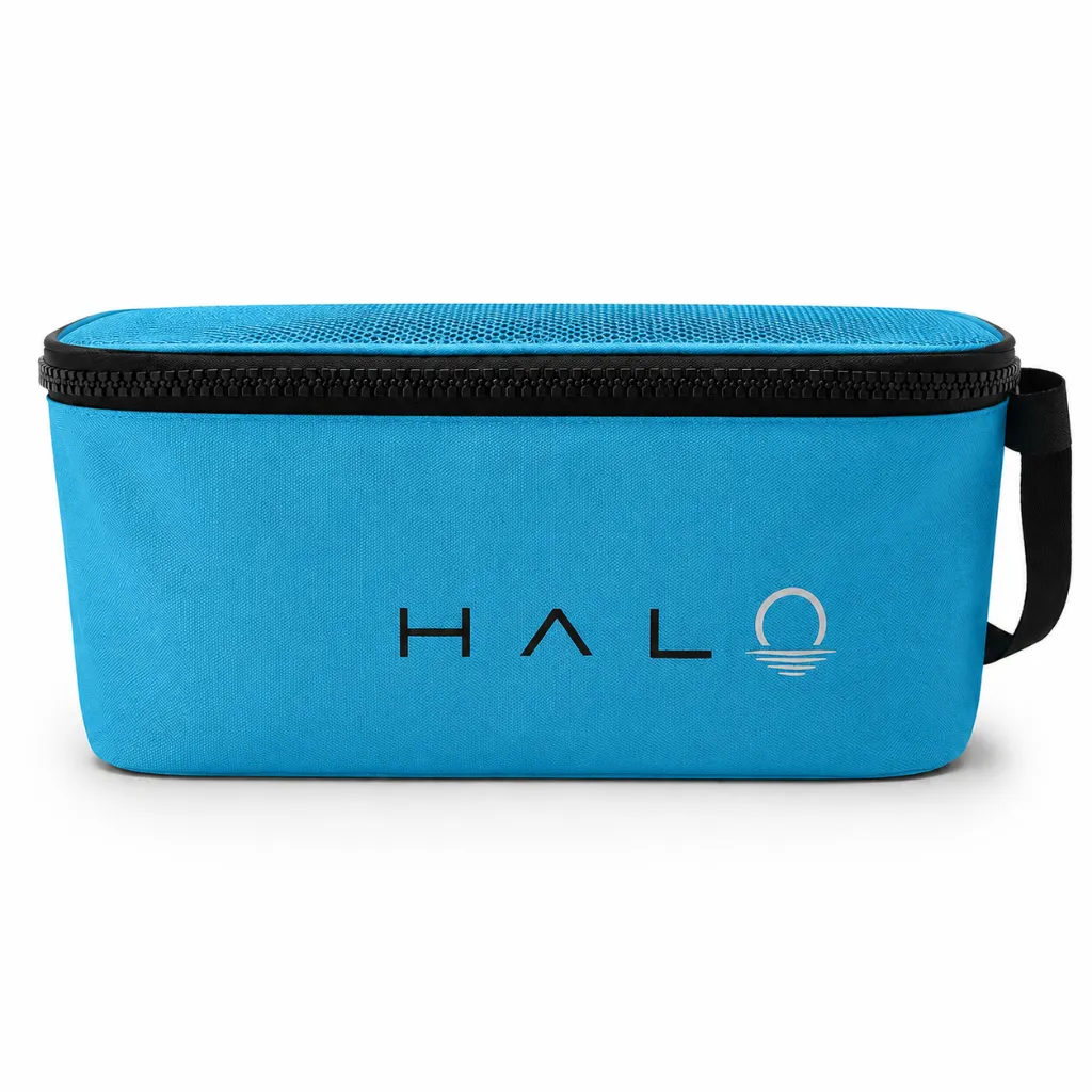 Light Blue - Mesh Boot Bag Side.webp