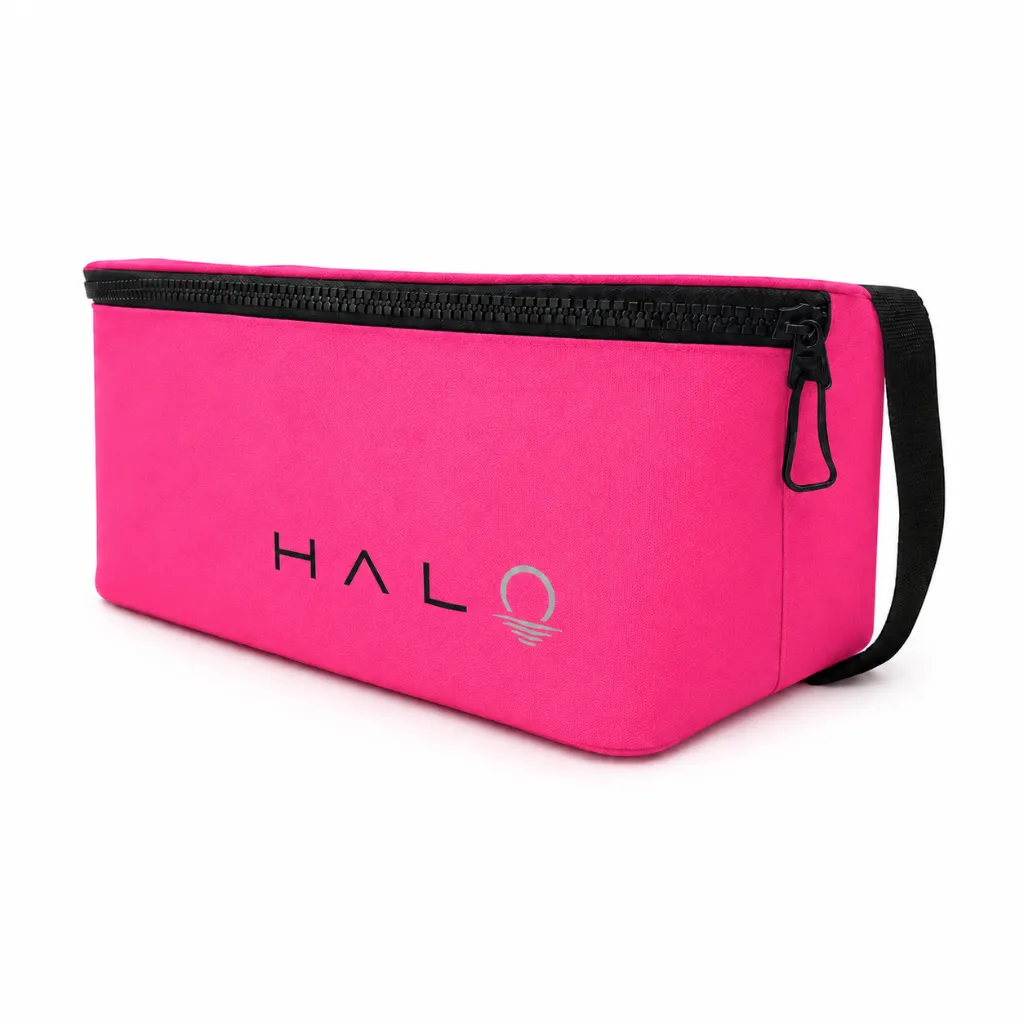 Hot Pink - Mesh Boot Bag Angle.webp