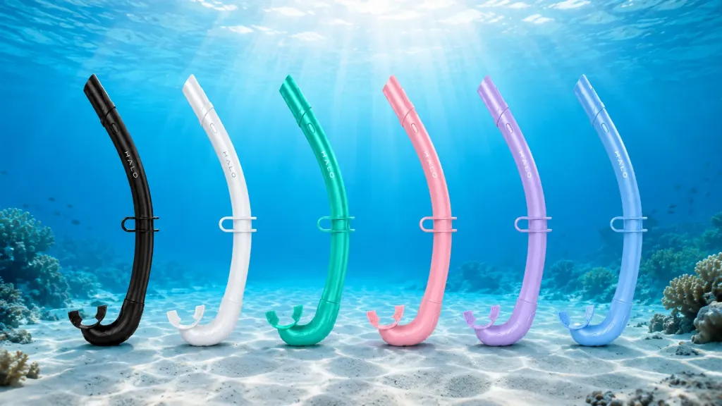 [HDP-S1-BLK] HALO Tube S1 Snorkel (Black)