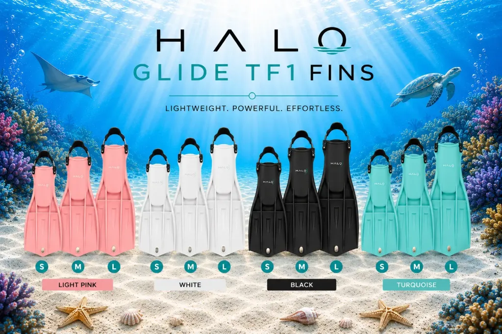 Halo Glide TF1 Fin (Todos los Colores, XS/S)